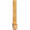 Ekena Millwork Eugene Rough Sawn Timber Gable Bracket, Western Red Cedar, 60"W x 30"H x 4"D x 4"F, 12/12 Pitch GBW060X30X0404EUG00RWR - alternate 5
